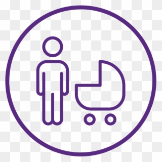 Childcare - Icon Person Outline Png Clipart