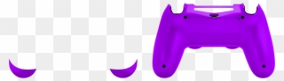 Ps4 Purple Flurp Rear Shell - Game Controller Clipart