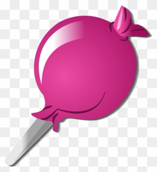 Violet Sweet Lollipop Clipart - Lollipop Gray Clipart - Png Download