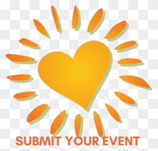 Snv Submit Your Event Design - Sun Heart Transparent Clipart