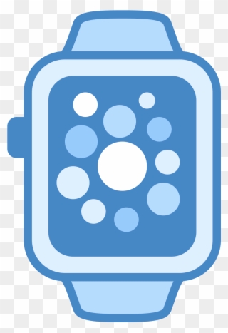 Clipart Of Tear - Apple Watch Icon Blue - Png Download