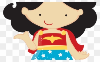 Clip Art People Pinterest Wonder Woman - Mujer Maravilla Bebe Dibujo - Png Download