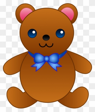 Large Size Of Bear Drawings With Hearts Teddy Cute - Teddy Bear With A Bow Tie Clipart