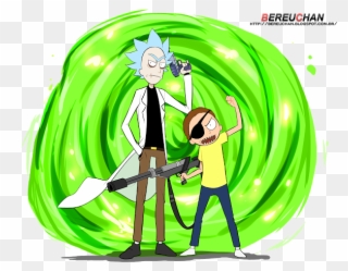 Rick E Morty - Rick And Morty Portal Transparent Clipart