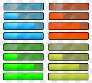 Video Game Health Bar Png - Games Bar Png Clipart