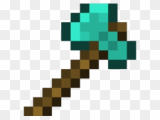 Axe Clipart Minecraft Diamond - Minecraft Double Sided Axe - Png Download