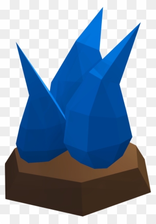 Crystal Clipart Blue Jewel - Origami - Png Download