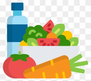 Alimentos Png - Healthy Food Flat Png Clipart
