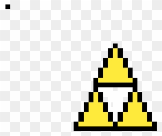 Triforce - Pixel Art Zelda Triforce Clipart