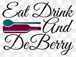 Eat Drink And Deberry - Calligraphy Clipart
