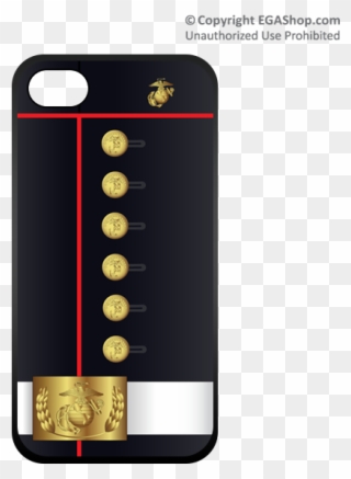Cell Phone Cover - Usmc Dress Blues Iphone Case Clipart