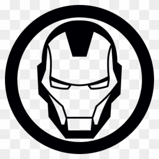 Infinity War - Iron Man Face Logo Clipart