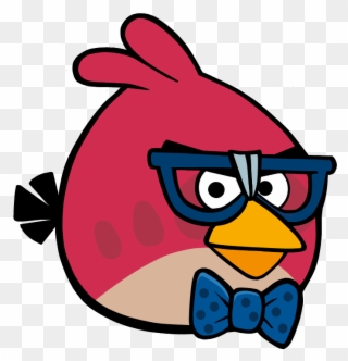 Cool Tool - - Angry Birds Nerdy Bird Clipart