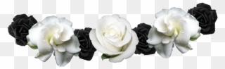 Flower Crown Png - Black And White Flower Crown Png Clipart