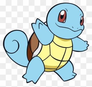 Tiny Turtle Pokemon Squirtle Hides In Its Shell For - Pokemon Squirtle Coloring Page Clipart