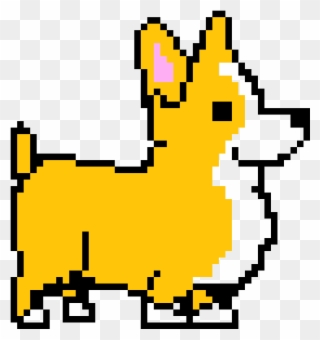 Annoying Dog Undertale Pixel Art Grid - Pixel Art Grid Gallery