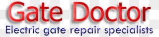 Cropped Gate Doctor Logo Grey Shadow E1544312087658 - Graphics Clipart