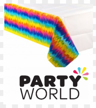 Transparent Plastic Tablecloth - Party World Clipart