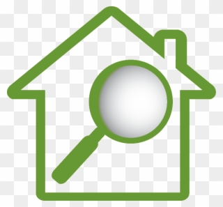 Idtrack - Home And Heart Black And White Icon Clipart
