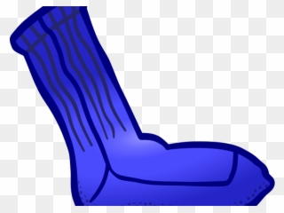 Socks Clipart Wet Sock - One Blue Sock Clipart - Png Download