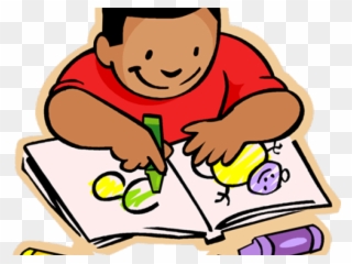 Little Boy Clipart Book Clipart - Coloring Book Clipart Png Transparent Png