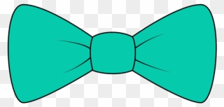 Bow Tie - Teal Bow Tie Clipart - Png Download