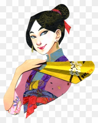 Papercraft Mulan To Go With Jasmine And Ariel Clipart