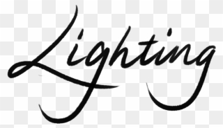 Lighting - Calligraphy Clipart