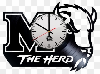 Fan - Thundering Herd Marshall Football Logo Clipart
