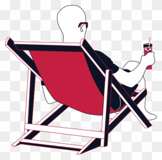 Sit Back, Relax, & Enjoy - Illustration Clipart