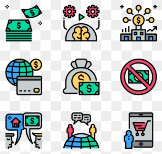 Cashless Society - Web Design Icon Clipart