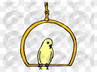 Parakeet Clipart Perch - Parakeet - Png Download
