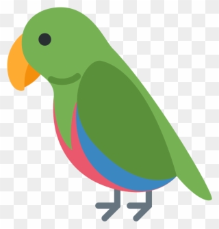 File - Twemoji2 1f99c - Svg - Parrot Emoji Clipart (#4136147) - PinClipart