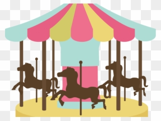 Carousel Clipart Fairground Ride - Carousel Clipart Png Transparent Png