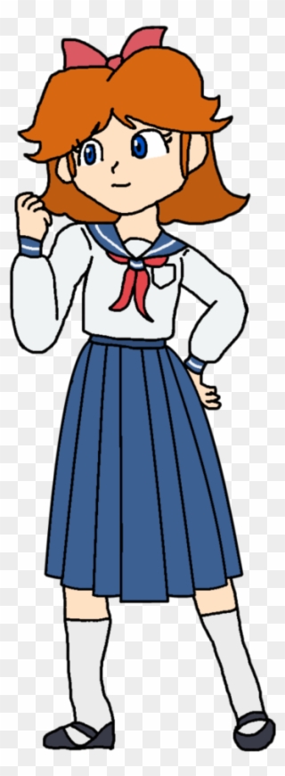 Shiba Koen Junior High School Uniform By Katlime - Costume Clipart