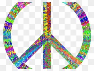 Peace Symbol Clipart Groovy - Peace Symbols - Png Download