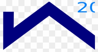 Roof Clipart Blue Roof - Sign - Png Download