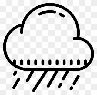 Rain Icon - Iconos De Clima Png Clipart