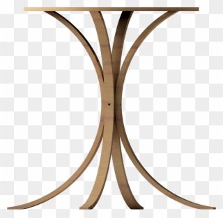 Fornbro Pedestal Table - End Table Clipart