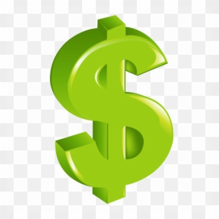 Green Dollar Transparent Image - Dollar Signs No Background Clipart
