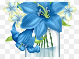 Blue Flower Clipart Flower Power - Friday - Png Download