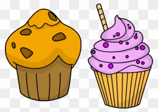 Free Muffin Clipart - Animated Ice Cream Transparent - Png Download