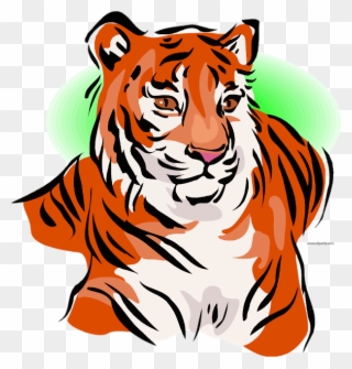 Cartoon Tiger, Clip Art, Illustrations, Pictures - Tiger Clipart Free - Png Download