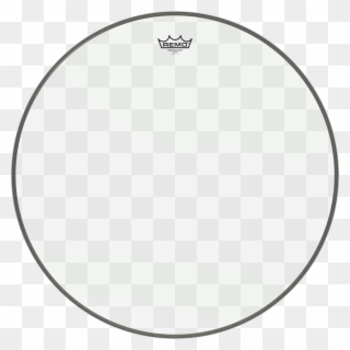 Remo Ambassador Clear Bass Drumhead, 24" - Diplomat Snare Side Hazy Clipart