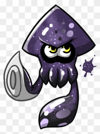 Squid Clipart Drawn - Splatoon 2 Squid Drawing - Png Download