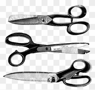 Shears Clipart Vintage - Metalworking Hand Tool - Png Download
