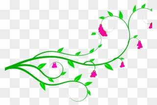 Download Vine Clip Art - Flower Vine Png Transparent Png