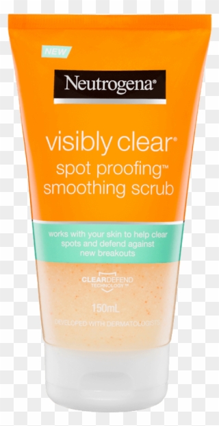 Visibly Clear Spot Proofing Scrub New - Neutrogena Visibly Clear Spot Proofing 2 In 1 Wash Clipart
