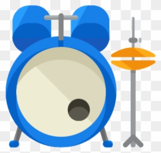 Drum Clipart Blue Drum - Circle - Png Download