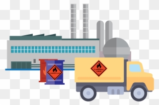 Dangerous Goods Transport Clipart